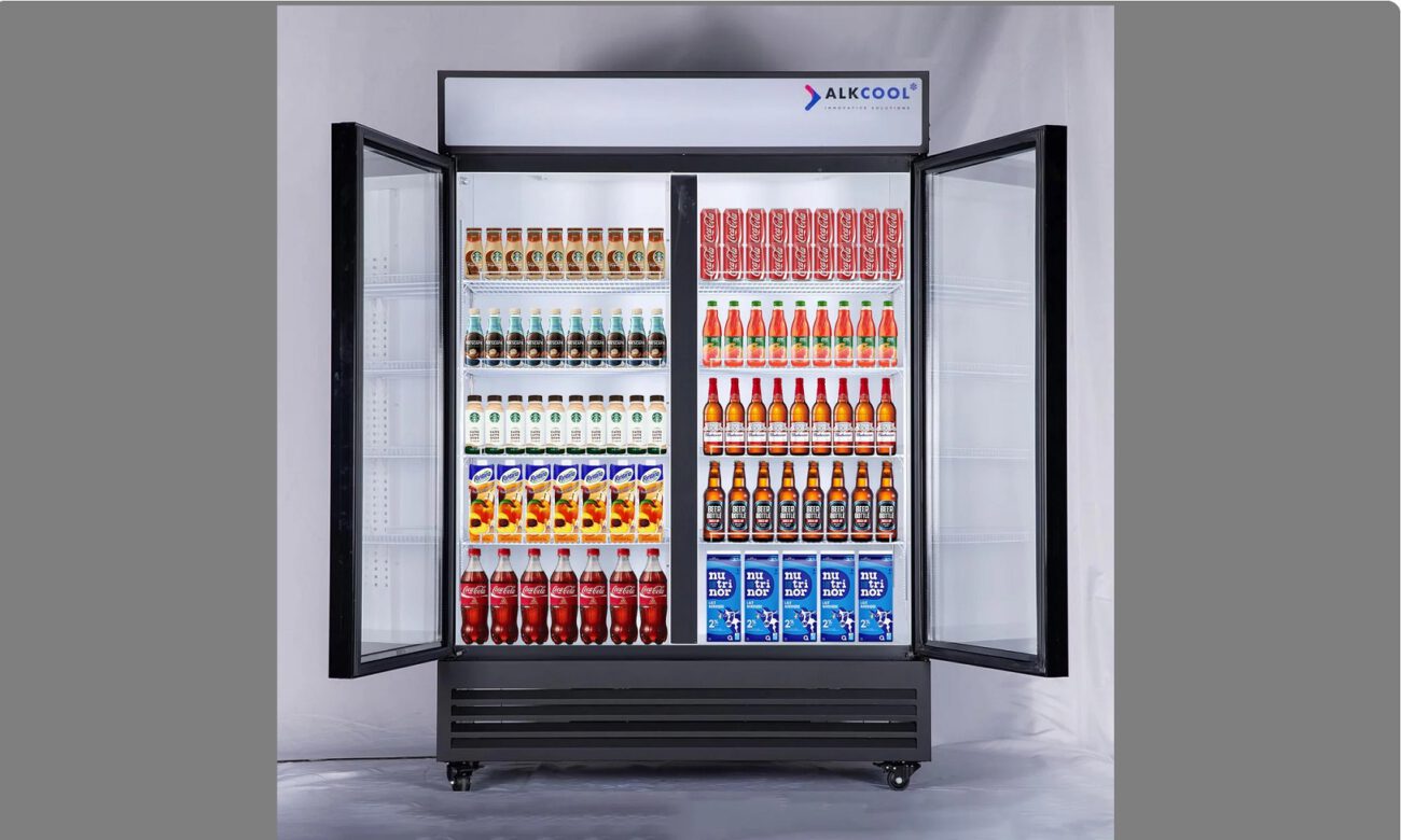 یخچال دو درب فروشگاهی